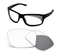 Lenti di ricambio da 1,5 mm compatibili con occhiali da sole Oakley Gibston OO9449 da 61 mm, antigraffio e resistenti agli urti, grigio fotocromatico