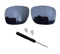 Lenti di ricambio e cacciavite H20 naso per occhiali da sole Oakley Holbrook Metal OO4123 (Black Chrome)