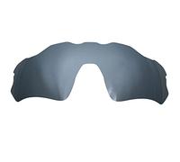 Lenti di ricambio per modelli Oakley RadarOO9208-OO9211 Sunglass polarizzate spessore 1,5 mm prevenzione del sale resistente agli oli, Oo9208 argento, 134*46mm