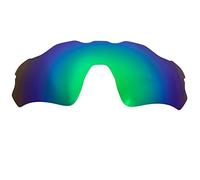 Lenti di ricambio per modelli Oakley RadarOO9208-OO9211 Sunglass polarizzate spessore 1,5 mm prevenzione del sale resistente agli oli, verde, 134*46mm