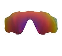 Lenti di ricambio per Oakley Batwolf, Oil Rig, Jawbreaker Sunglass polarizzate spessore 1,5 mm prevenzione del sale resistente agli oli, Oo9290-Dark Red