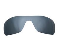 Lenti di ricambio per Oakley Offshot, Turbine Rotor, Flight Jacket Sunglass Polarizzato, spessore 1,5 mm, per la prevenzione del sale, resistenti agli oli, Oo9307 argento, 140*44mm
