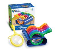 Lenti d'ingrandimento Jumbo per la scienza primaria di Learning Resources con supporto - 6 pezzi