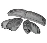 Lenti e fanale posteriore STR8 per Piaggio TPH/NRG fino al 2008, nero