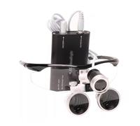 Lenti Ingrandimento Dentali, 2,5X/3,5X Con Luce LED/ 3,5X | Distanza Di Lavoro 420 Mm, Distanza Interpupillare Regolabile, Batteria Ricaricabile, for Odontoiatria E Lavori Di Precisione