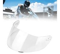 Lenti per Casco, Lenti per Casco con Scudo Antivento per Moto, Lenti di Ricambio per Casco con Protezione UV, Filtro per Lenti Integrale PC Adatto per AGV K1 K3 SV K5 K5 S(Trasparente)
