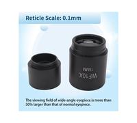 Lenti per Oculari per Microscopi, Oculare DM-R001 WF10X 16Mm per Microscopio Biologico, Montaggio Oculare 23,2 Mm con Scala 0,1 Mm