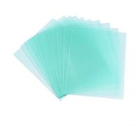 Lenti protettive trasparenti per casco da saldatura, 10 pezzi, in policarbonato, in 4 misure: 110 x 90 mm, 115 x 95 mm, 114 x 70 mm, 100 x 50 mm, per saldatura di sicurezza (110 x 90 mm)