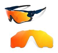 Lenti Racambios compatibili per Oakley Jawbreaker, Fire Iridium, Fuoco (Fire), M