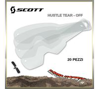 LENTI TEAR-OFF PER OCCHIALI CROSS SCOTT HUSTLE - TYRANT - SPLIT 20 PEZZI