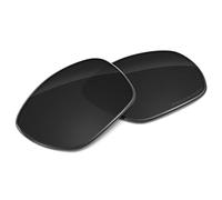 Lenti Tintart Performance compatibili con Oakley Plaintiff Squared polarizzate incise, Carbon Black - Policarbonato Polarizzato, Taglia unica