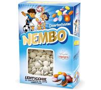 LENTICCHIE DI CIOCCOLATO AL LATTE NEMBO BIANCHI 1 KG CONFETTI COLORATI CRISPO
