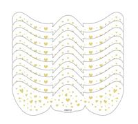 Lentiggini Glitter - Set Completo Patch Trucco Oro a Lunga Durata - Cerotto Temporaneo Per Il Viso Con Glitter Makeup E Effetto Glow | per Donne Ragazze Adolescenti Festa Natale Cosplay Evento