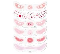 Lentiggini glitterate per il viso - 6 pezzi di trucco glitterato per viso natalizio, graziose lentiggini stagionali | Bellezza per pendolarismo quotidiano, raccolta di costumi, cosplay, concerti