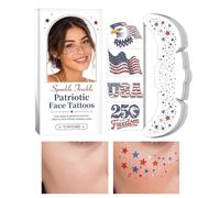 Lentiggini Patriottiche 11 Pezzi Di Bandiera Americana Patriottica