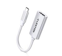 LENTION Adattatore da USB C a HDMI (4K@60Hz), Type C Thunderbolt 3/4 a HDMI, per MacBook Pro/Air, iPad Pro, iPhone 15 Pro Max, Surface Book 2, Dell XPS 13/15, Galaxy S21/S20 (CU607, Argento)