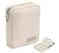 LENTION Borsa Organizer per Cavi, Organizer per Accessori Elettronici, Borsa Ompermeabile per Power Bank, Caricabatterie, Cavi USB, Auricolari (Albicocca)