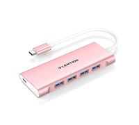 LENTION Hub USB C, 4 Porte USB 3.0 Dongle USB C 5Gbps Adattatore USB C a USB OTG, PD 60W, Per MacBook Pro 2024-2016, Nuovo Mac Air, iPhone 15 Plus Pro Max, Surface Pro, Chromebook, Dell, HP (C31)