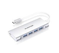 LENTION Hub USB C, 4 Porte USB 3.0 Dongle USB C 5Gbps Adattatore USB C a USB OTG, PD 60W, Per MacBook Pro 2024-2016, Nuovo Mac Air, iPhone 15 Plus Pro Max, Surface Pro, Chromebook, Dell, HP (C31)