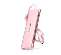 LENTION Hub USB C 8-in-1 Adattatore con HDMI 4K, PD 100W, 2 USB-A 3.0 & USB-C 3.0 5Gbps, Lettore Schede SD/TF, per MacBook Pro 2025-2016, Nuovo Mac Air, iPhone 17 Plus Pro Max, Surface (C37-1M)