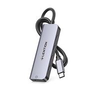 LENTION Hub USB C a USB C con Cavo Lungo 0.6M, 4 Porte USB-C & Porta di Alimentazione di Tipo C, Adattatore Multiporta per 2023-2016 MacBook Pro, 2023-2018 MacBook Air, iPhone 15 Plus Pro Max (CE31)