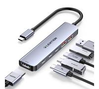 LENTION Hub USB C HDMI 4K@60Hz, PD 100W, 10Gbps Adattatore USB C USB 3.2 Gen 2, Docking Station per MacBook Pro 2025-2016, Nuovo Mac Air, iPhone 17 Plus Pro Max e Altro (CE37)