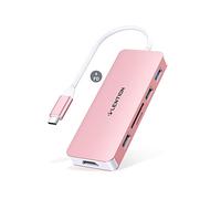 LENTION LENTION Hub USB C con 4K HDMI, USB 3.0 e USB 2.0, lettore di schede SD/Micro SD e adattatore di ricarica compatibile con MacBook Pro/Air 13/14/15/16 2023-2016, nuovo Mac Air/Surface, Chromeboo