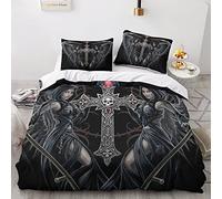 LENTLY Anne Stokes Copripiumino 3D Stampato Con Federe, Bedding Set Con Copripiumini Chiusura A Cerniera, Morbida Microfibra Quilt Cover King(220x240cm)