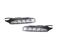 LENTLY Fari Anteriori Fanali Per VW Per Scirocco Per R Line 2010 2011 2012 2013 2014 Luci Diurne A LED Per Auto DRL Fendinebbia Bianchi Indicatore Direzione Giallo(Left and Right)