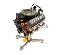 LenyKingPro V8 1/10 Mini Motore a Combustione Interna Modello Statico Display per RC Arrampicata Auto Desktop Collector Gift