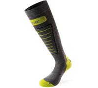 Lenz 1.0 Skiing Calzini, grigio-giallo, taglia 42 43 44 per maschi
