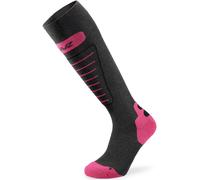 Lenz 1.0 Skiing Calzini, grigio/rosa, Taglia 39-41