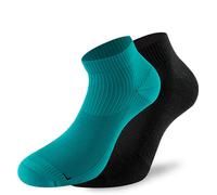 Lenz 3.0 Running Calzini, nero/verde scuro, Taglia 42-44