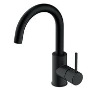 Lenz 46010251 Miscelatore lavabo, Nero Opaco