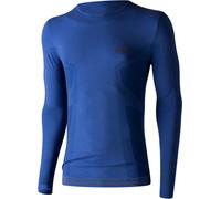 Lenz 6.0 Merino Crew Neck Camicia funzionale, blu, Taglia S