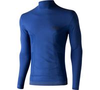 Lenz 6.0 Merino Turtle Neck Camicia Longsleeve, blu, Taglia M