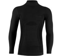 Lenz 6.0 Merino Turtle Neck Camicia Longsleeve, nero, Taglia M