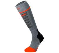 Calze da sci riscaldate LENZ heat sock 5.1 punta slim fit (grigio/rosso) - Misto 42-44