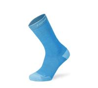 Lenz Think About Merino Outdoor 1 Mid Calzini, Azzurro chiaro, Taglia 39-41