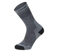 Lenz Think About Merino Outdoor 1 Mid Calzini, grigio scuro, Taglia 42-44