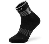 Lenz Think About Merino Outdoor 2 Low Calzini, Bianco/nero, Taglia 42-44