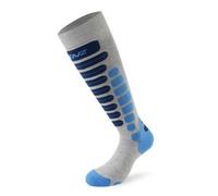 Lenz Skiing 2.0 Calzini, grigio/blu, Taglia 35-38