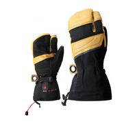 Lenz - Guanti riscaldati a tre dita in Primaloft® - Heat Glove 8.0 Finger Cap Lobster Unisex Noir / Jaune - Taglia L - Giallo