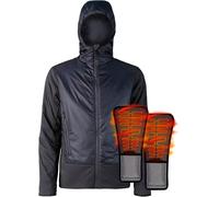 Lenz Heat Jacket Primaloft, giacca tessile riscaldabile XXL male Blu Scuro