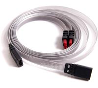 Lenz Heat Sole, cavi di estensione 120 cm male Nero