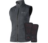 Lenz Heat Vest 2.0 Women Gilet riscaldato da donna, nero-grigio, taglia XS per donne