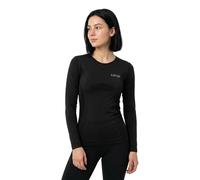Lenz 6.0 Merino Round Neck Women Maglietta, nero, taglia L per donne