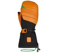 Lenz Heat Glove 9.0 Mittens Guanti riscaldati, nero-marrone, taglia S per maschi