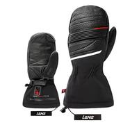 Lenz - Muffole riscaldate in PrimaLoft® - Heat Glove 6.0 Finger Cap Mittens Unisex Noir - Taglia S - Nero