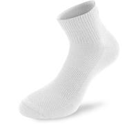 Lenz Performance Quarter Tech Calzini, bianco, taglia 31 32 33 34 per maschi